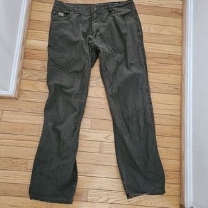 Kuhl Revolvr Pants Mens 36x34 Green Brown Vintage Patina Dye Hiking Lightweight